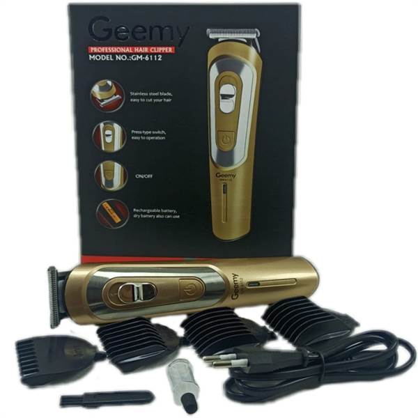 DMS-INDIA Geemy 6112 Trimmer For Men (Gold)